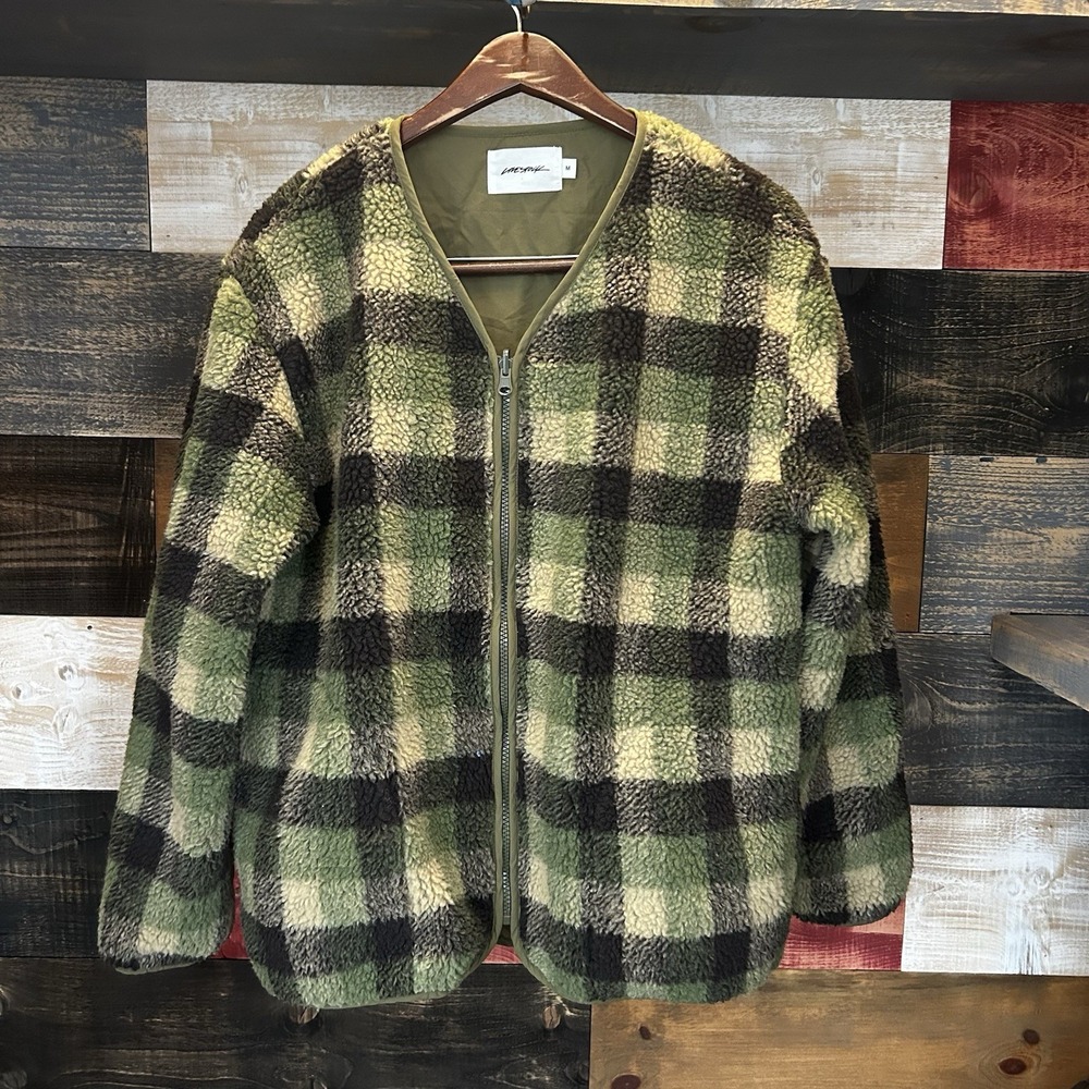 Livestock Canada Sherpa Jacket Military Liner Men's Medium Camo Green
